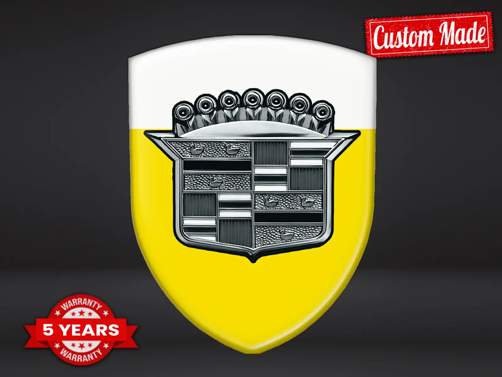 Cadillac Sticker bombé Finition Luxe Dôme Édition Limitée ST